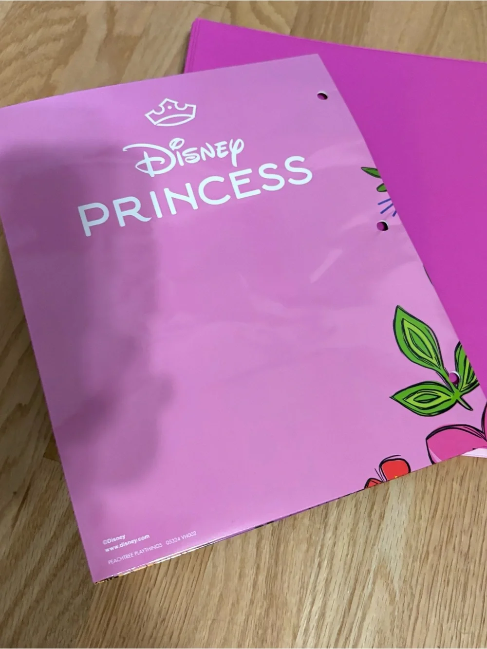 Disney Adventure Gals Folder Pink 3 Ring Binder Barbie Folder Bundle NEW